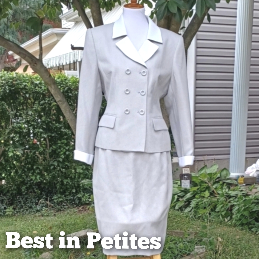 HP😍🆕️90s Y2K KASPER for Kauffmans Skirt Suit